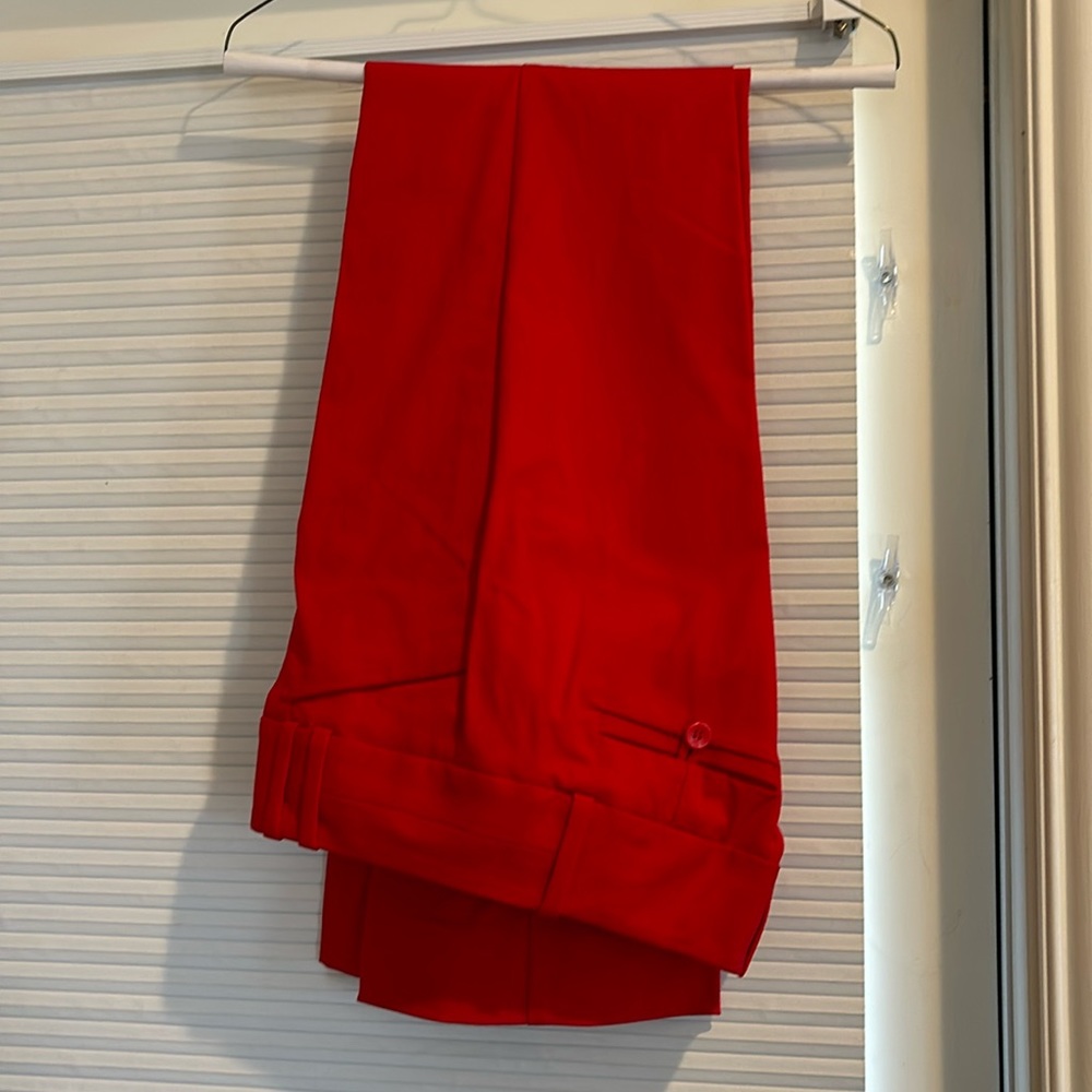 The Limited Red Exact Stretch Pants